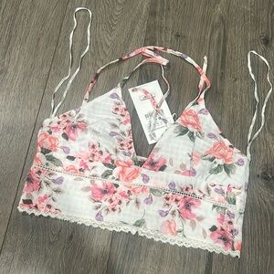 Zara floral crop top